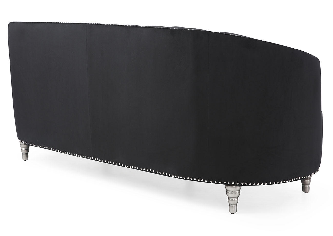 Dania Black Stationary Sofa,Glory Furniture