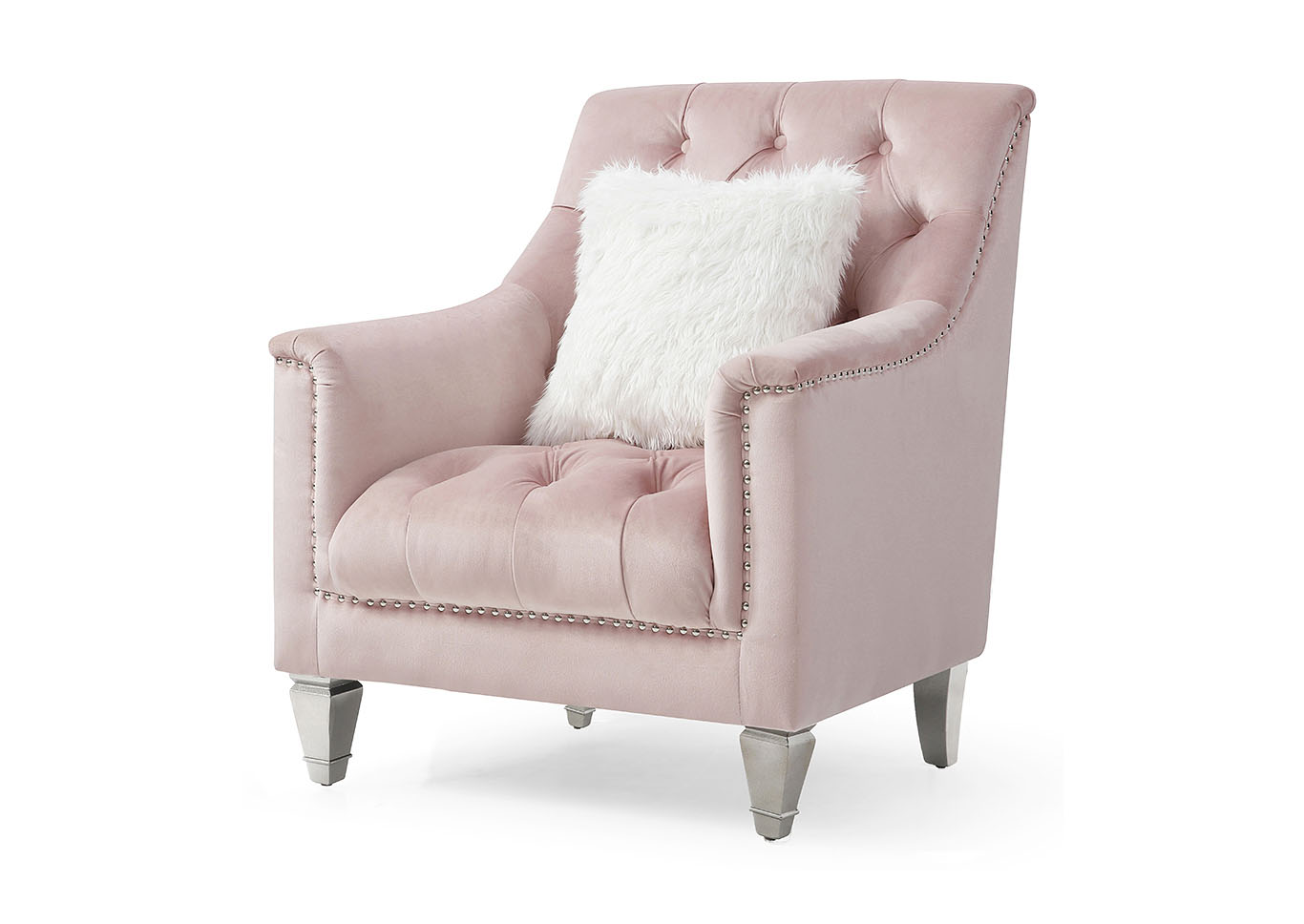 Dania Pink Chair,Glory Furniture