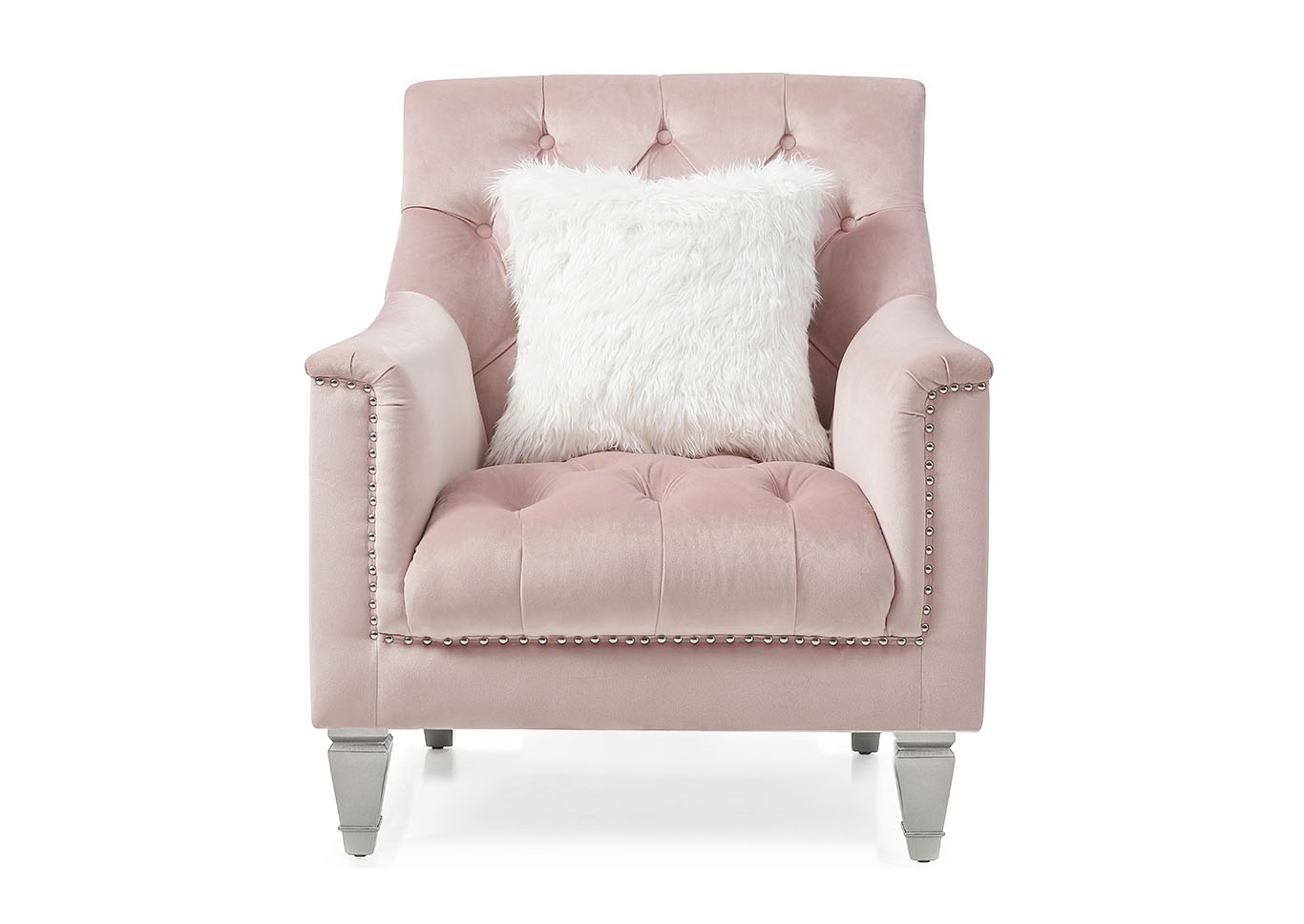 Dania Pink Chair,Glory Furniture