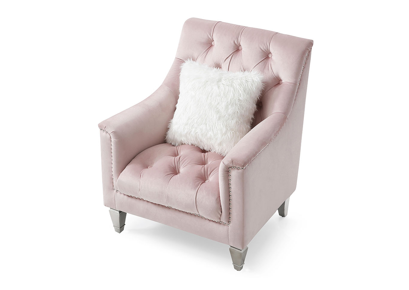 Dania Pink Chair,Glory Furniture