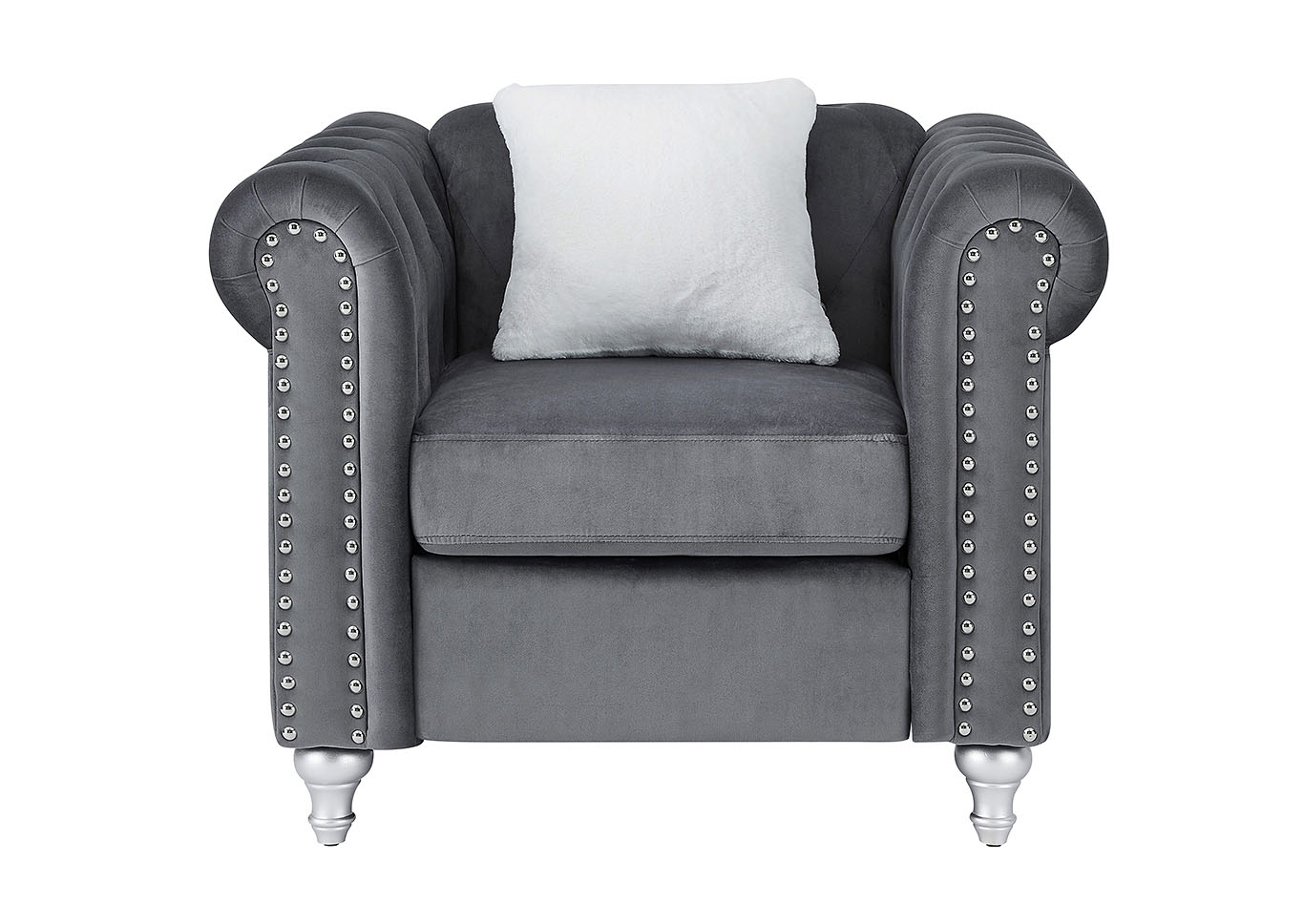 Raisa Gray Chair,Glory Furniture