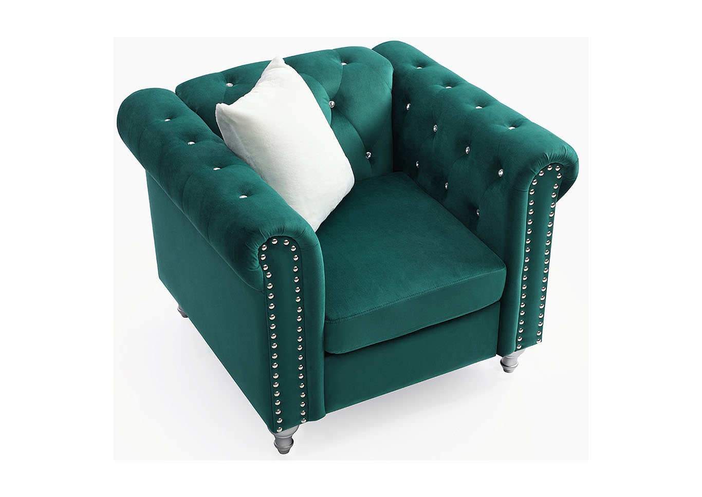 Raisa Green Chair,Glory Furniture