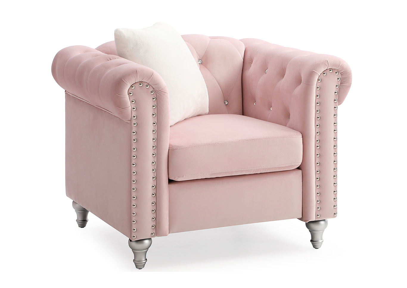 Raisa Pink Chair,Glory Furniture