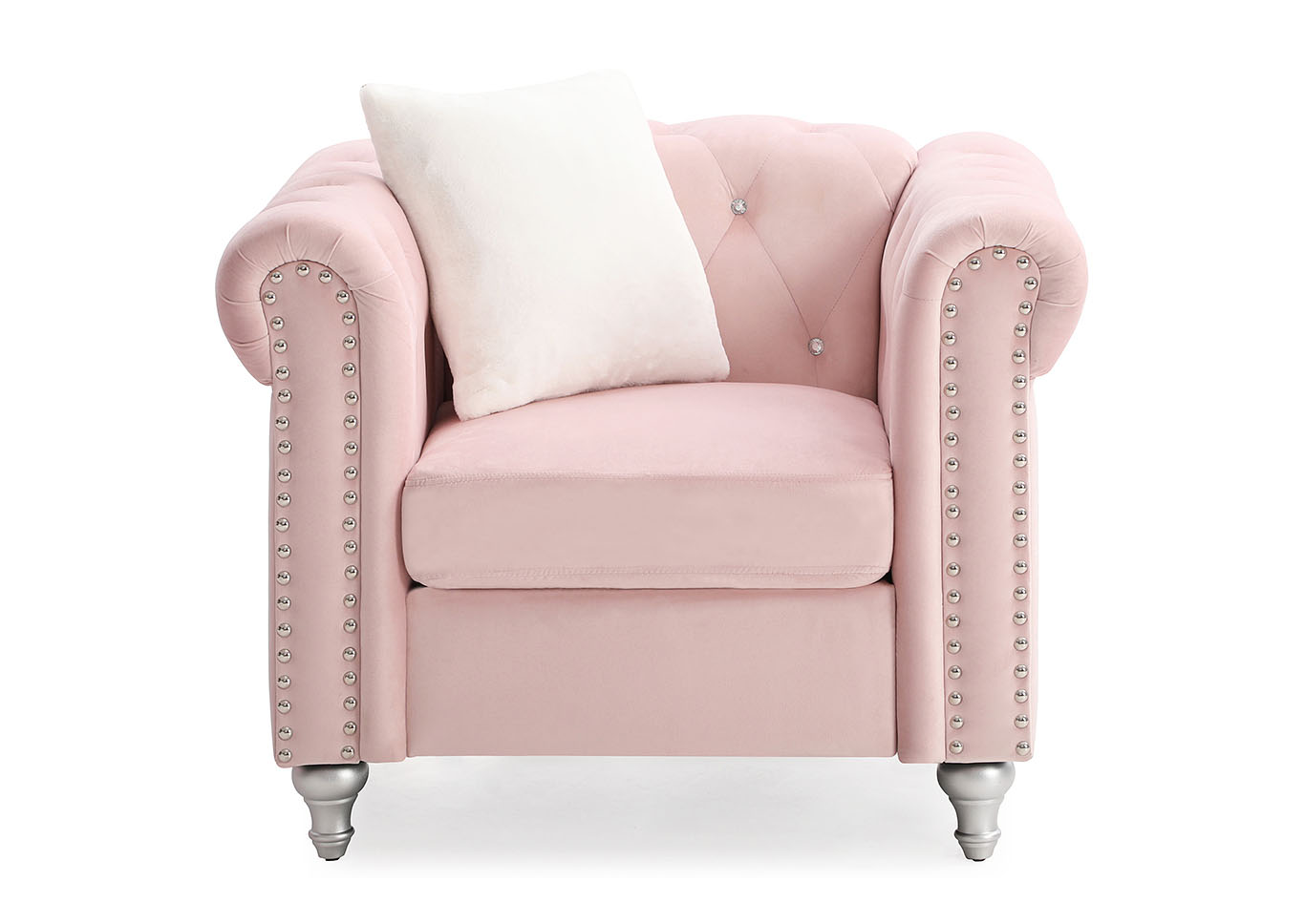 Raisa Pink Chair,Glory Furniture