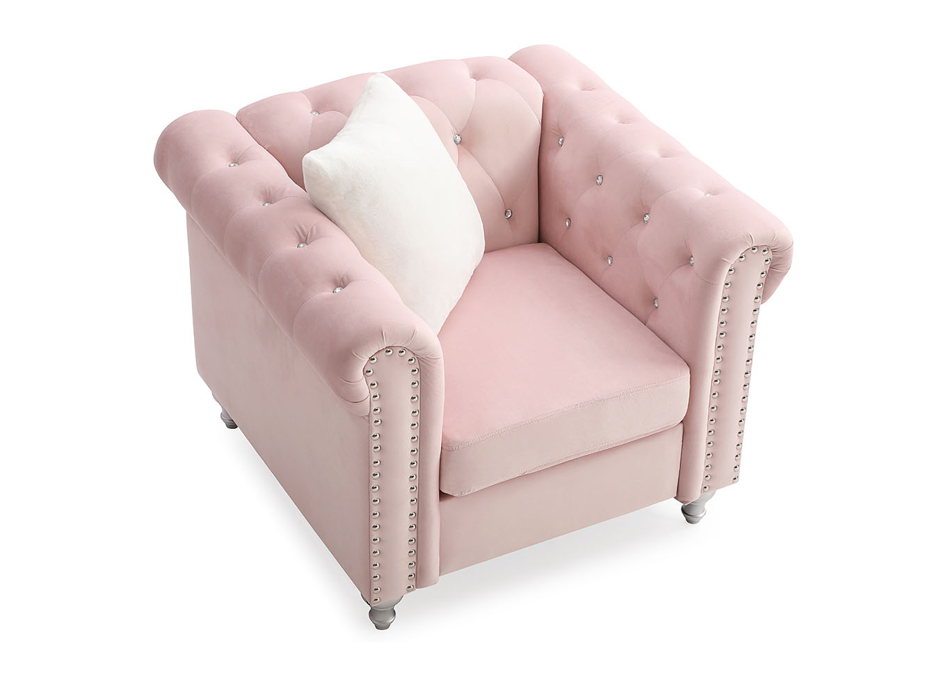 Raisa Pink Chair,Glory Furniture