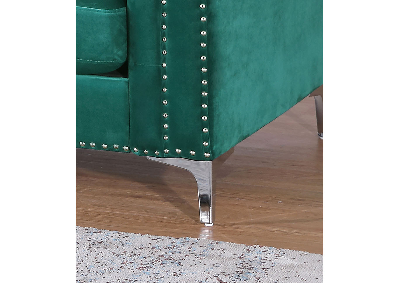 Pompano Green Chair,Glory Furniture