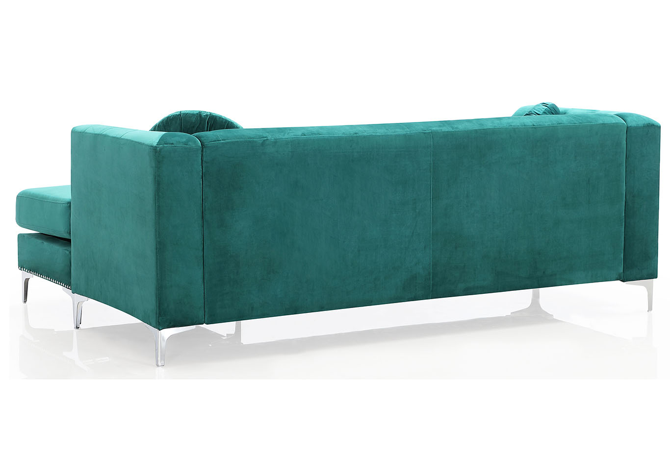 Pompano Green Sectional,Glory Furniture