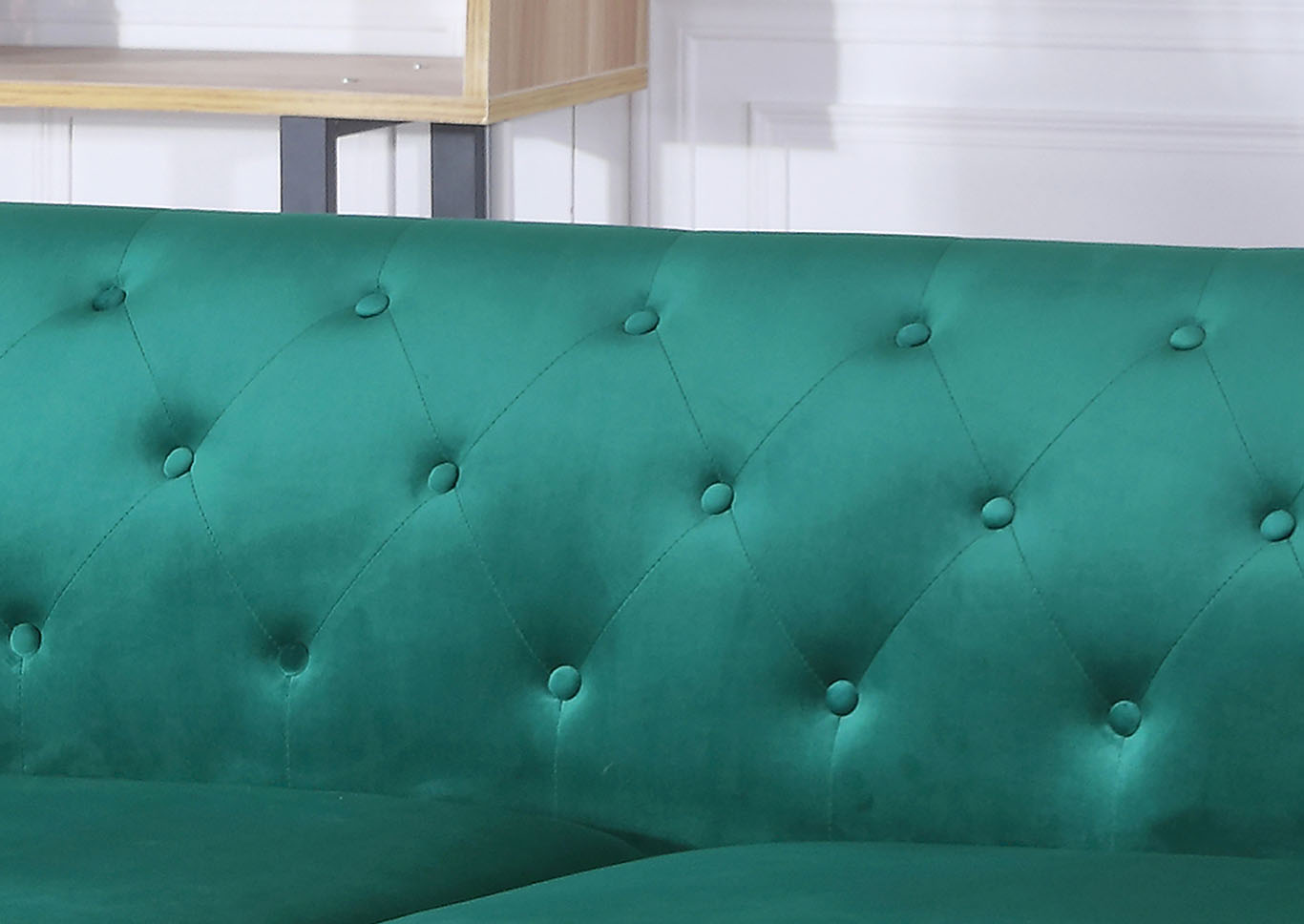 Pompano Green Sectional,Glory Furniture