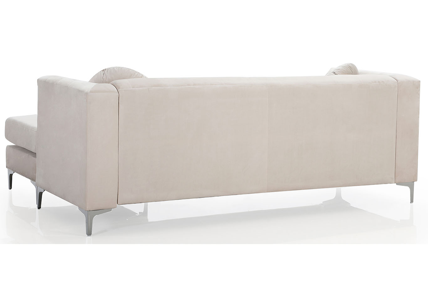 Pompano Ivory Sectional,Glory Furniture