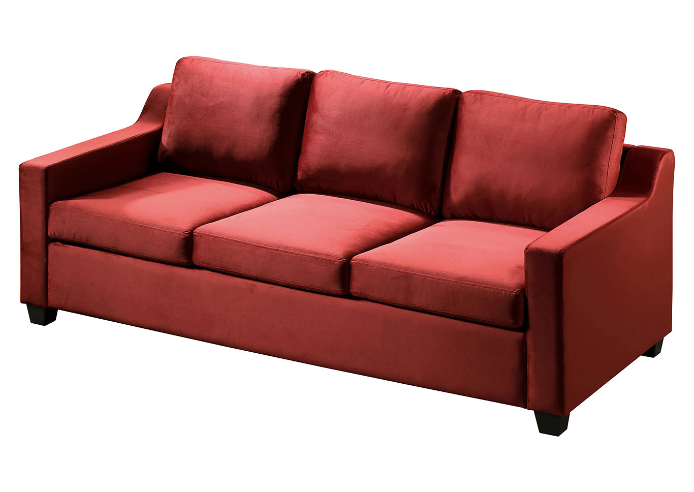 Ashley Burgundy Stationary Sofa,Glory Furniture