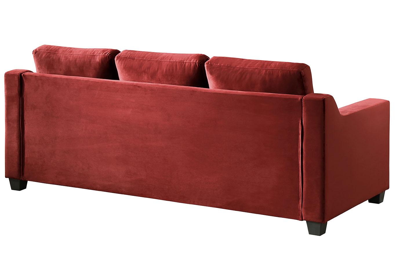 Ashley Burgundy Stationary Sofa,Glory Furniture