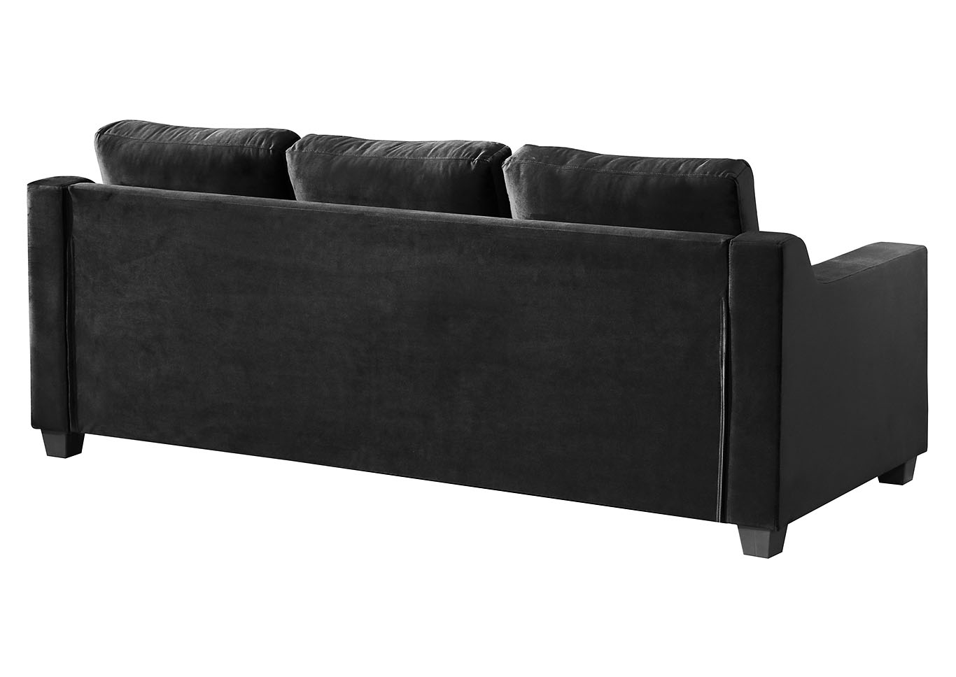 Ashley Black Stationary Sofa,Glory Furniture