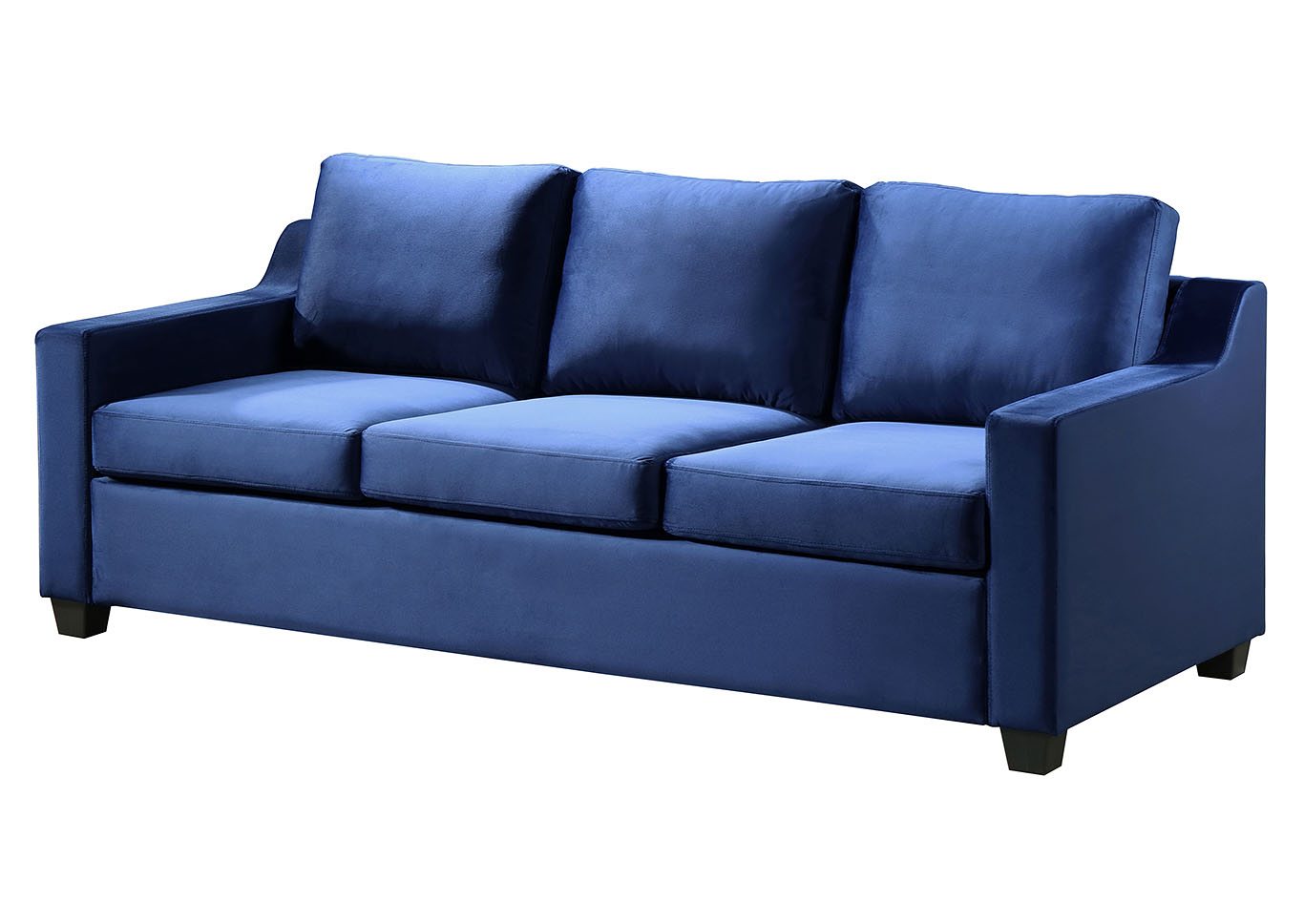 Ashley Navy Blue Stationary Sofa,Glory Furniture