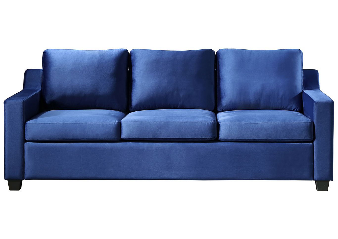 Ashley Navy Blue Stationary Sofa,Glory Furniture