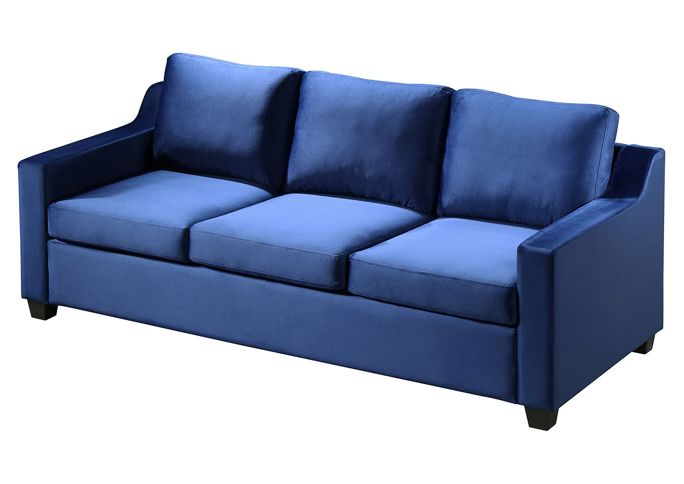 Ashley Navy Blue Stationary Sofa,Glory Furniture