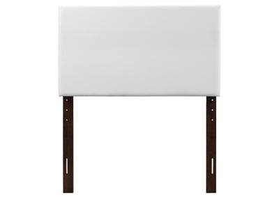 Image for White Twin Headboard