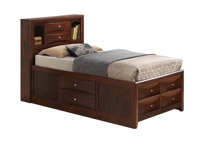 Image for Cherry Twin Storage Bookcase Bed
