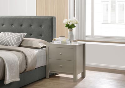 Image for Burlington Silver Champagne Nightstand