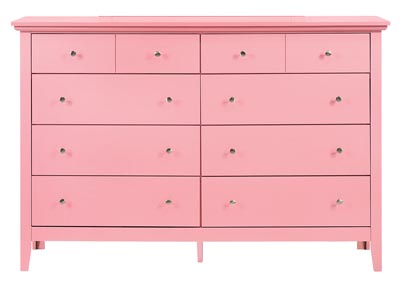 Hammond Pink Dresser,Glory Furniture