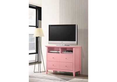 Hammond Pink Chest,Glory Furniture