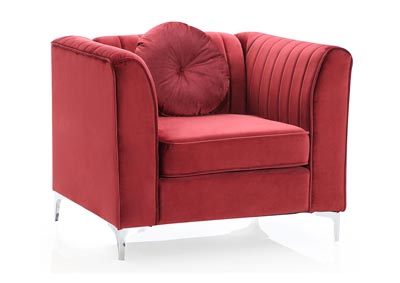 Image for Delray Burgundy Chair