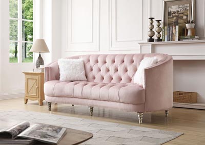 Image for Dania Pink Stationary Sofa