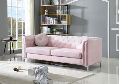 Image for Pompano Pink Stationary Sofa