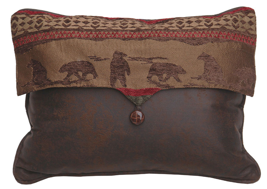 Cascade Lodge Bear Envelop Pillow,Hi End Accents