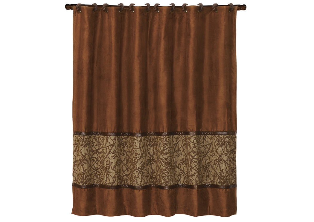 Highland Lodge Shower Curtain,Hi End Accents