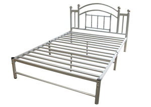 Chrome Twin Bed