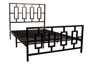 Metal Bed Frame Square Design