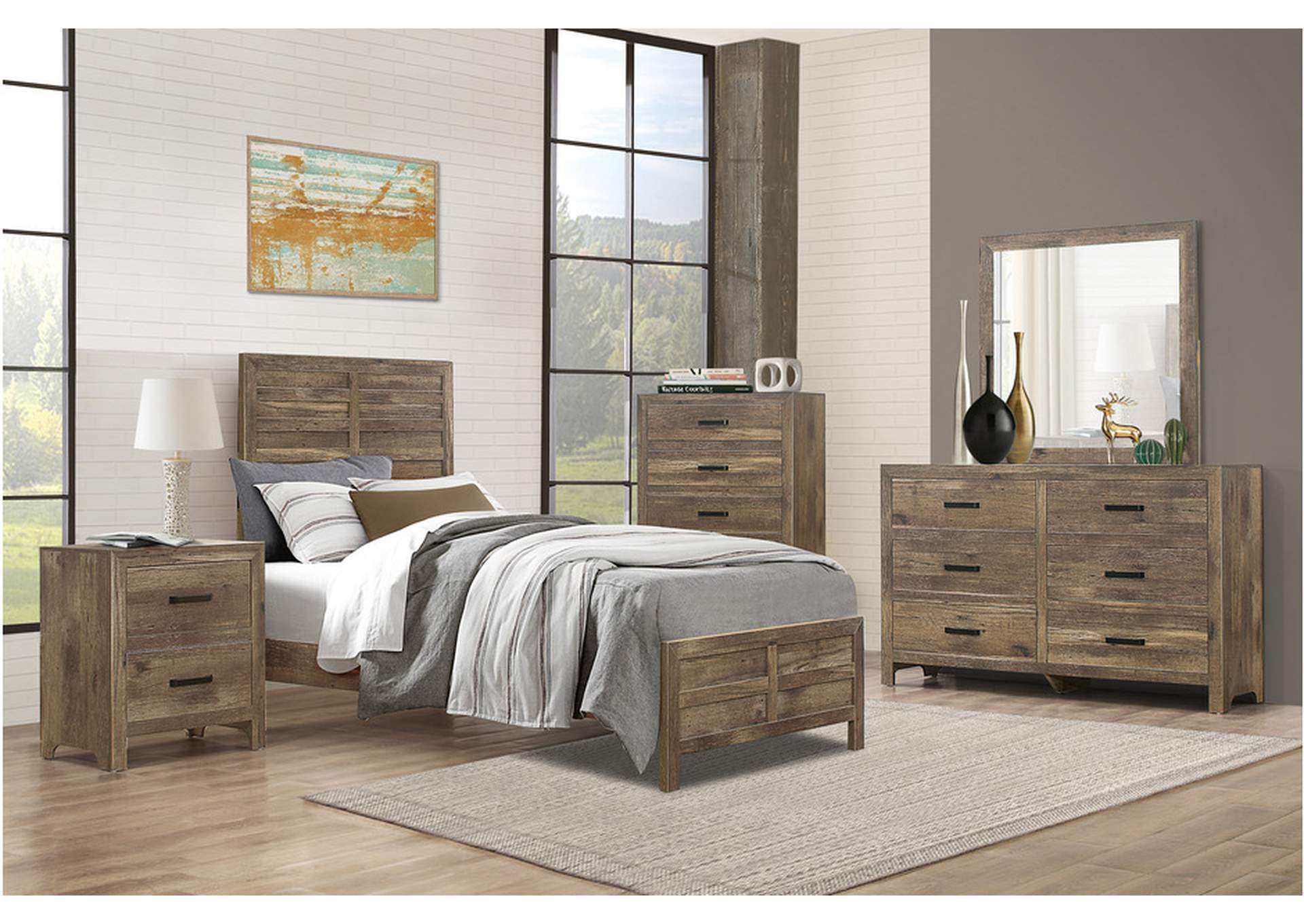 Mandan 1910T Youth Bedroom Set,Homelegance