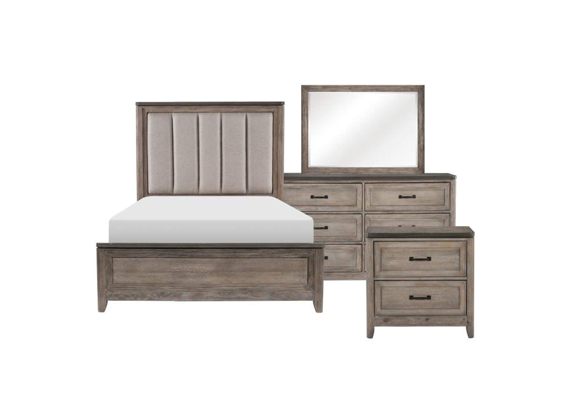 Newell 4 Piece Queen Bedroom Set,Homelegance