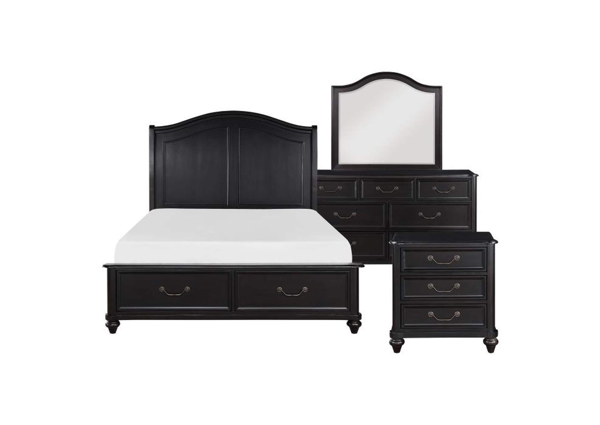 Herman 4 Piece Queen Bedroom Set,Homelegance
