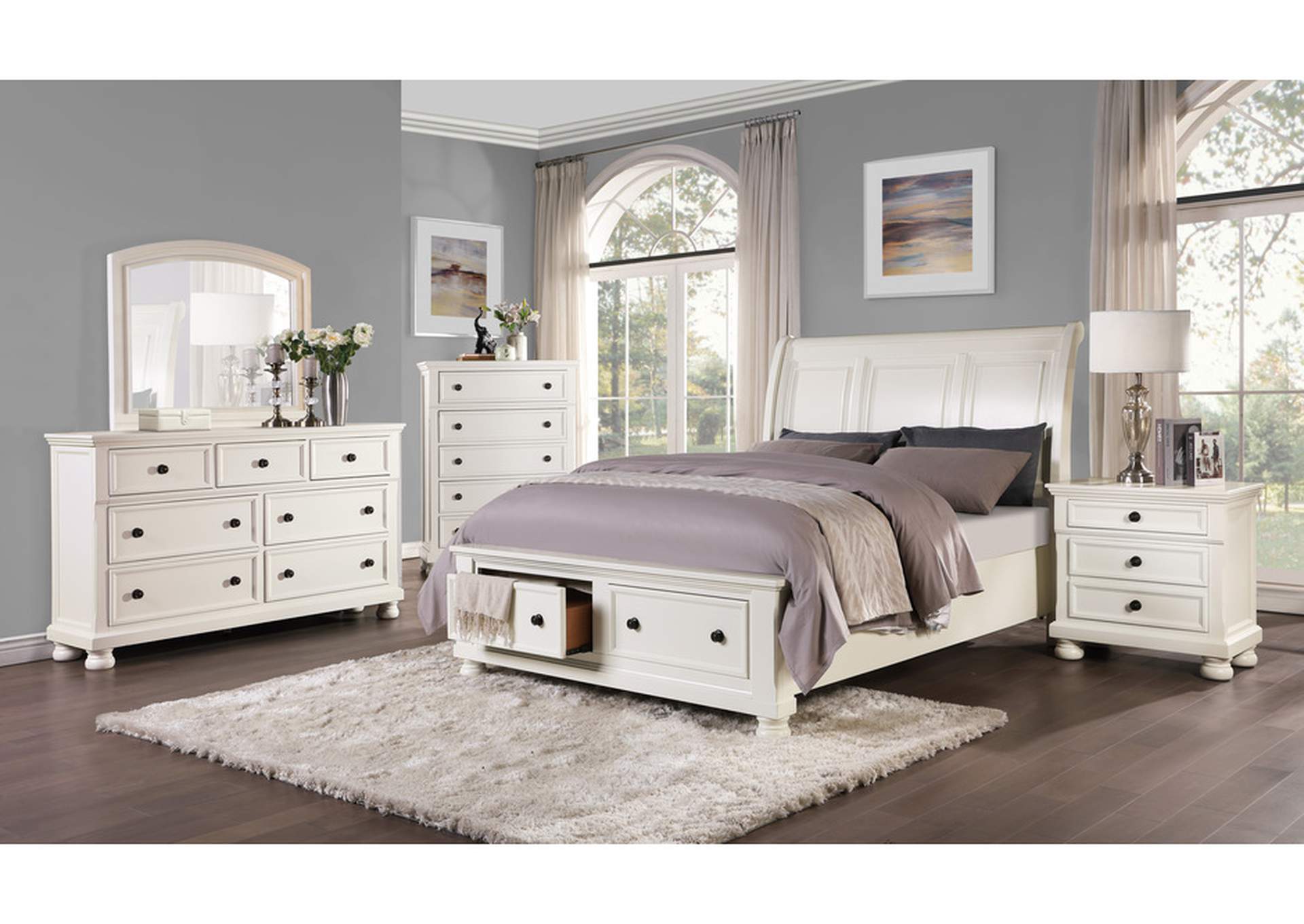 Laurelin 1714W Bedroom Set,Homelegance
