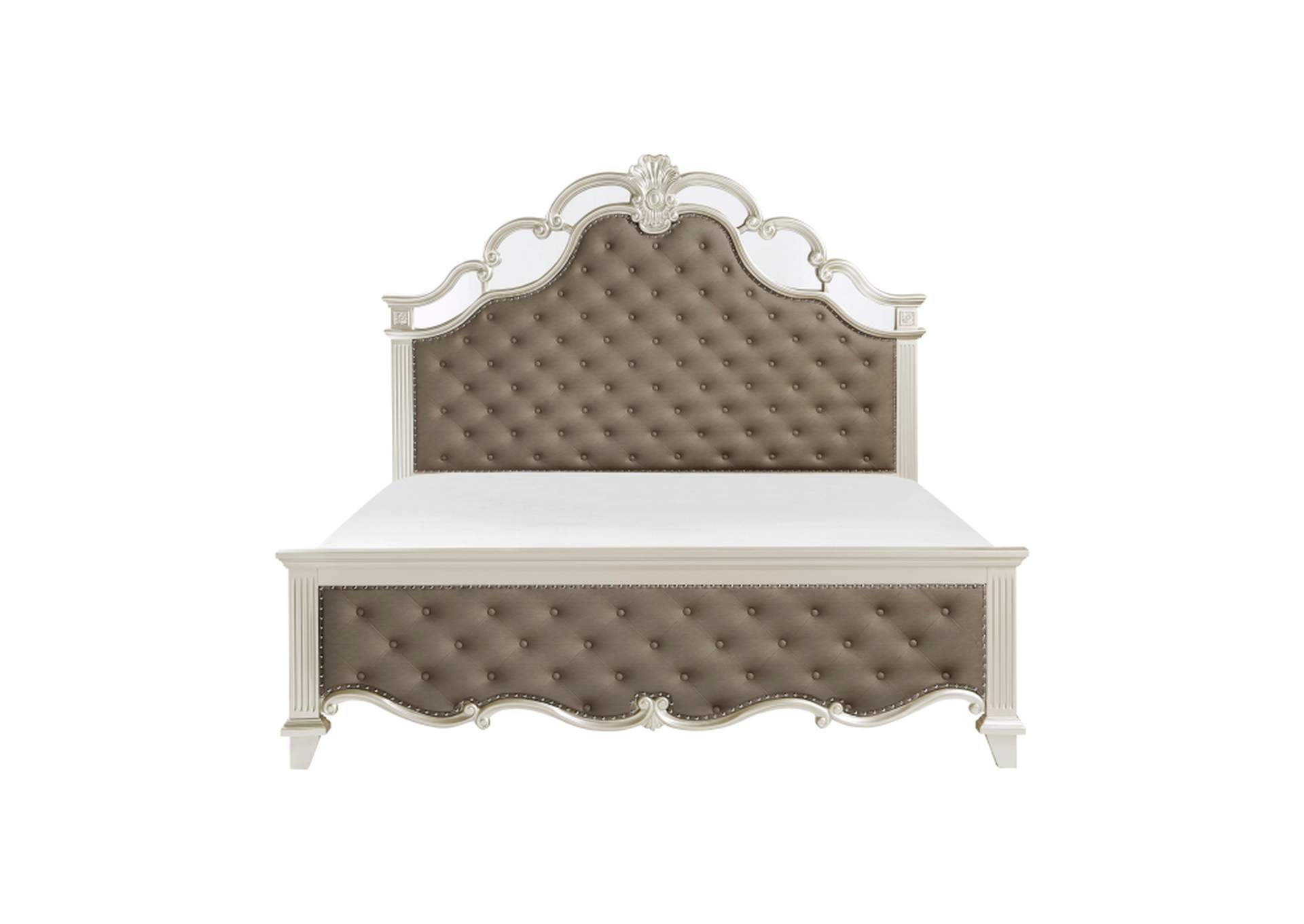 Ever 4 Piece Queen Bedroom Set,Homelegance
