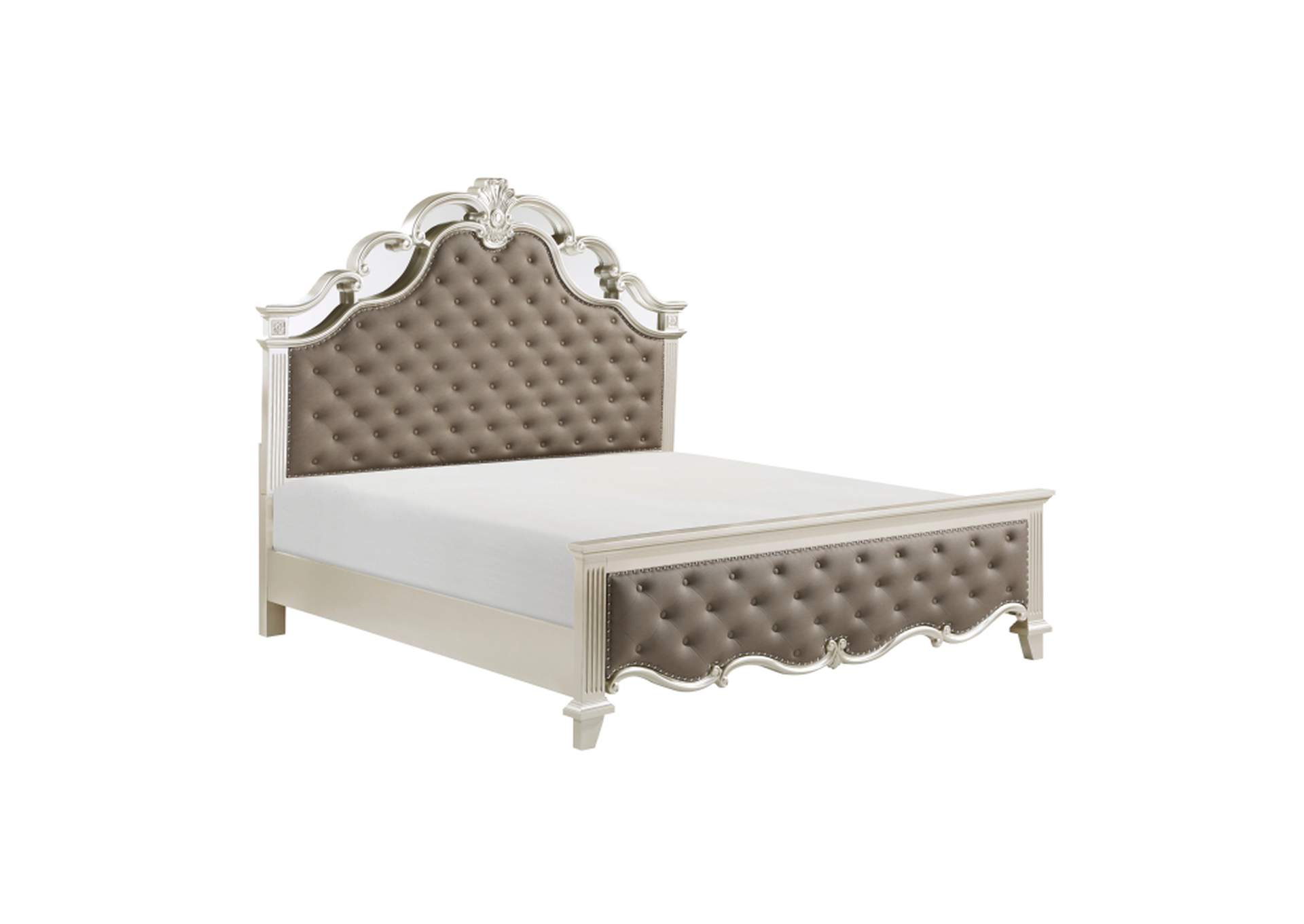 Ever 4 Piece Queen Bedroom Set,Homelegance