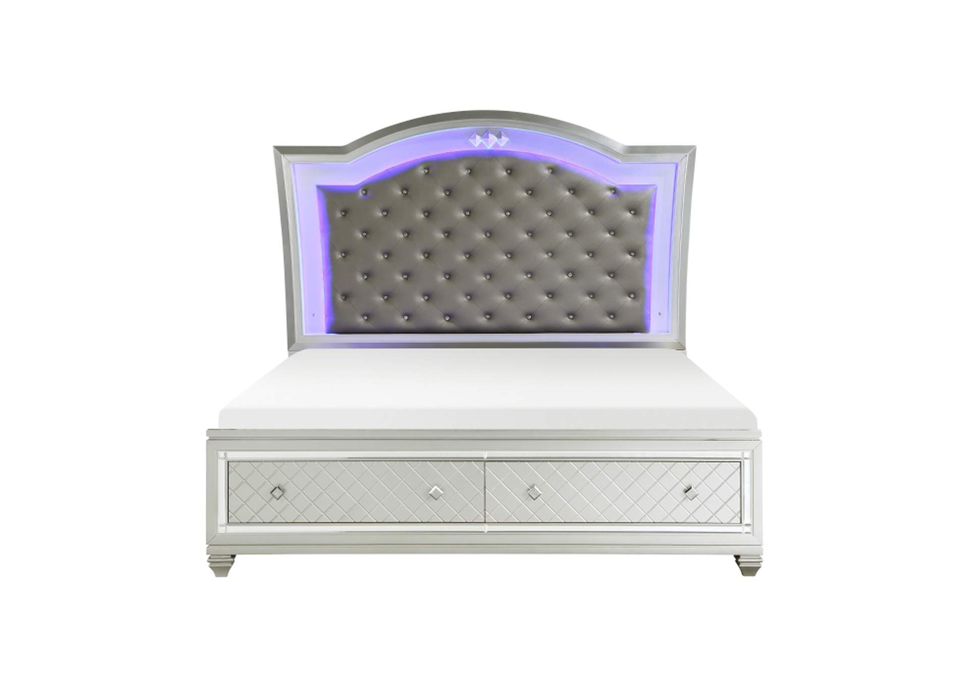 Leesa 4 Piece Queen Bedroom Set,Homelegance