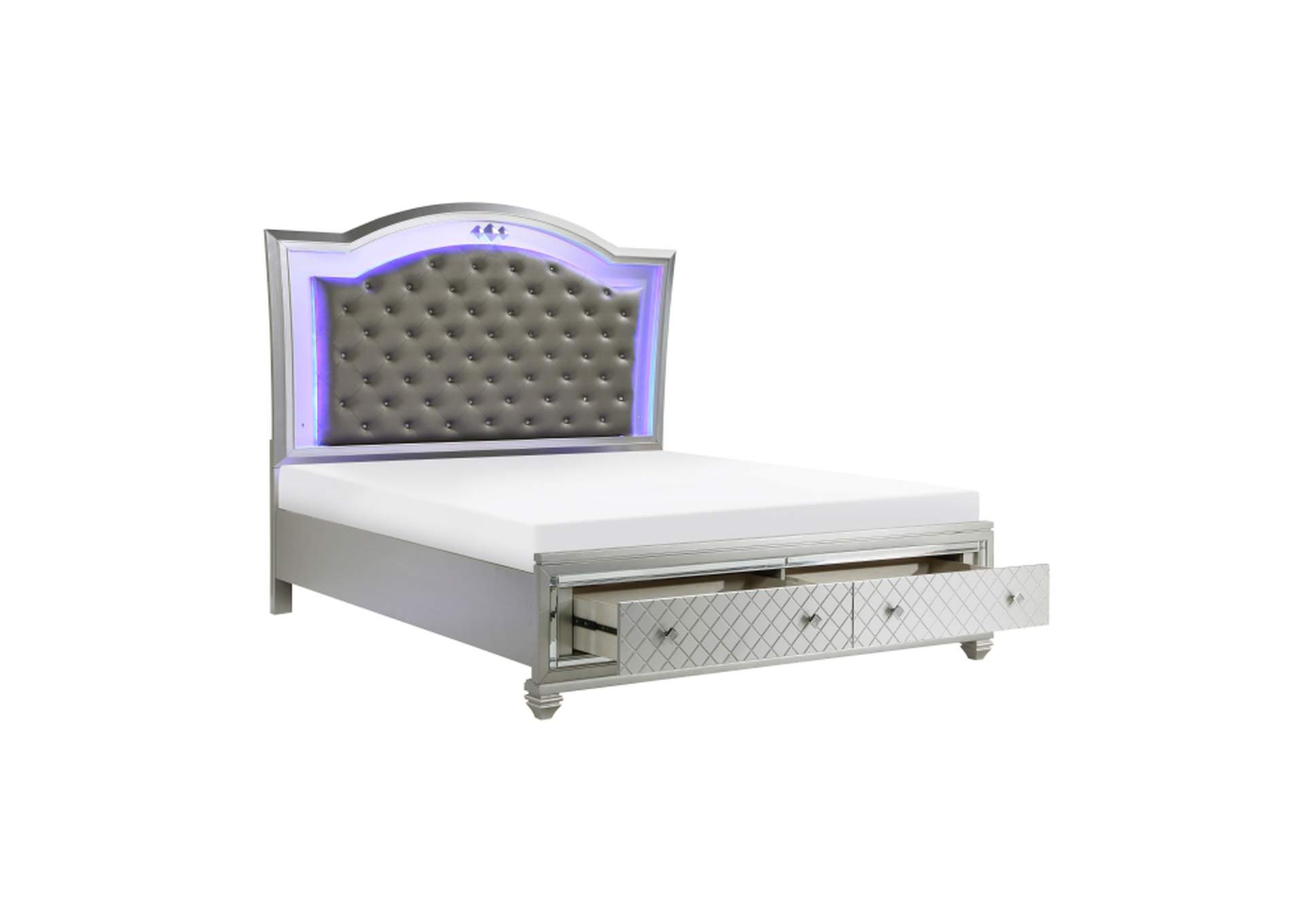 Leesa 4 Piece Queen Bedroom Set,Homelegance