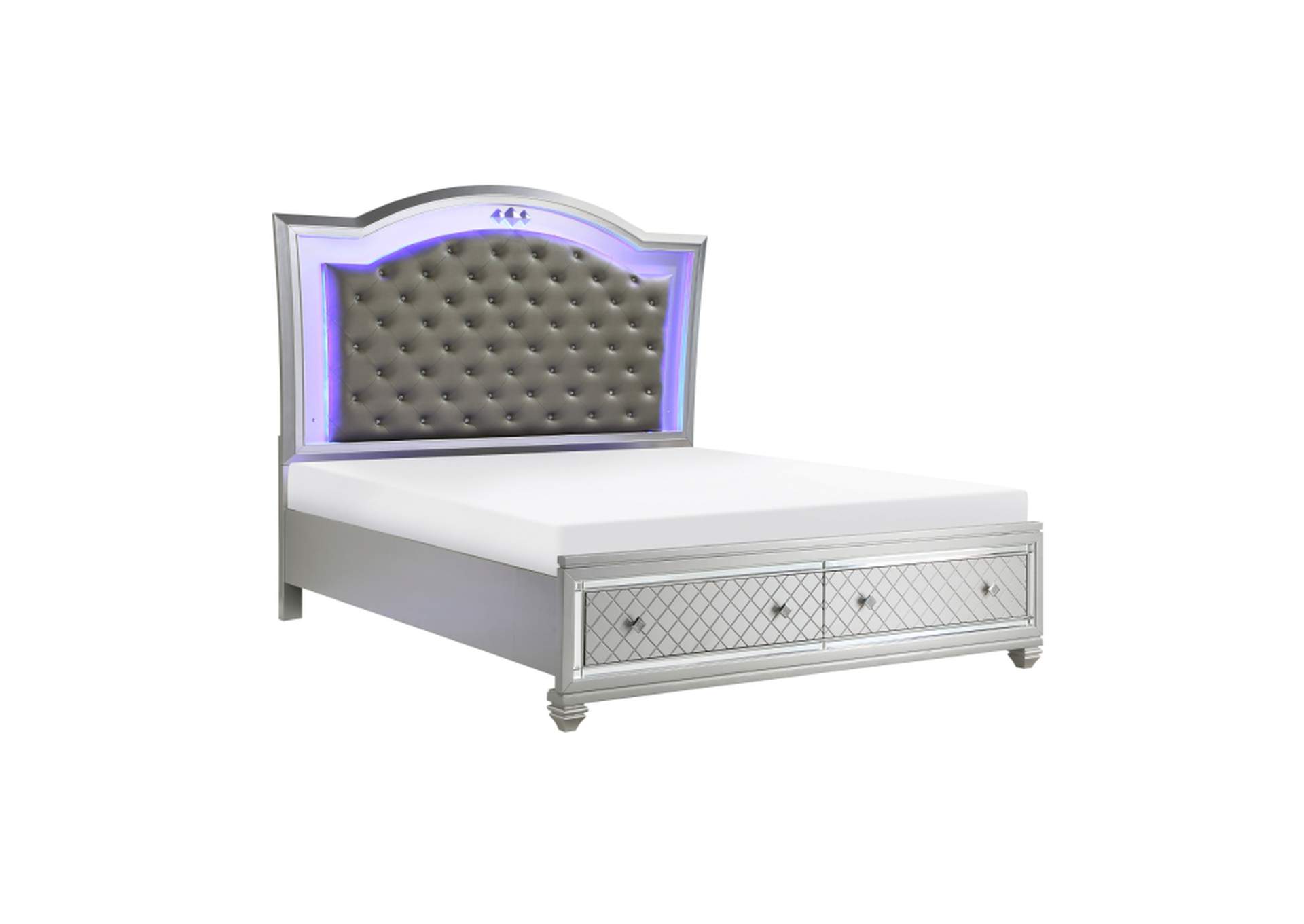 Leesa 4 Piece Queen Bedroom Set,Homelegance