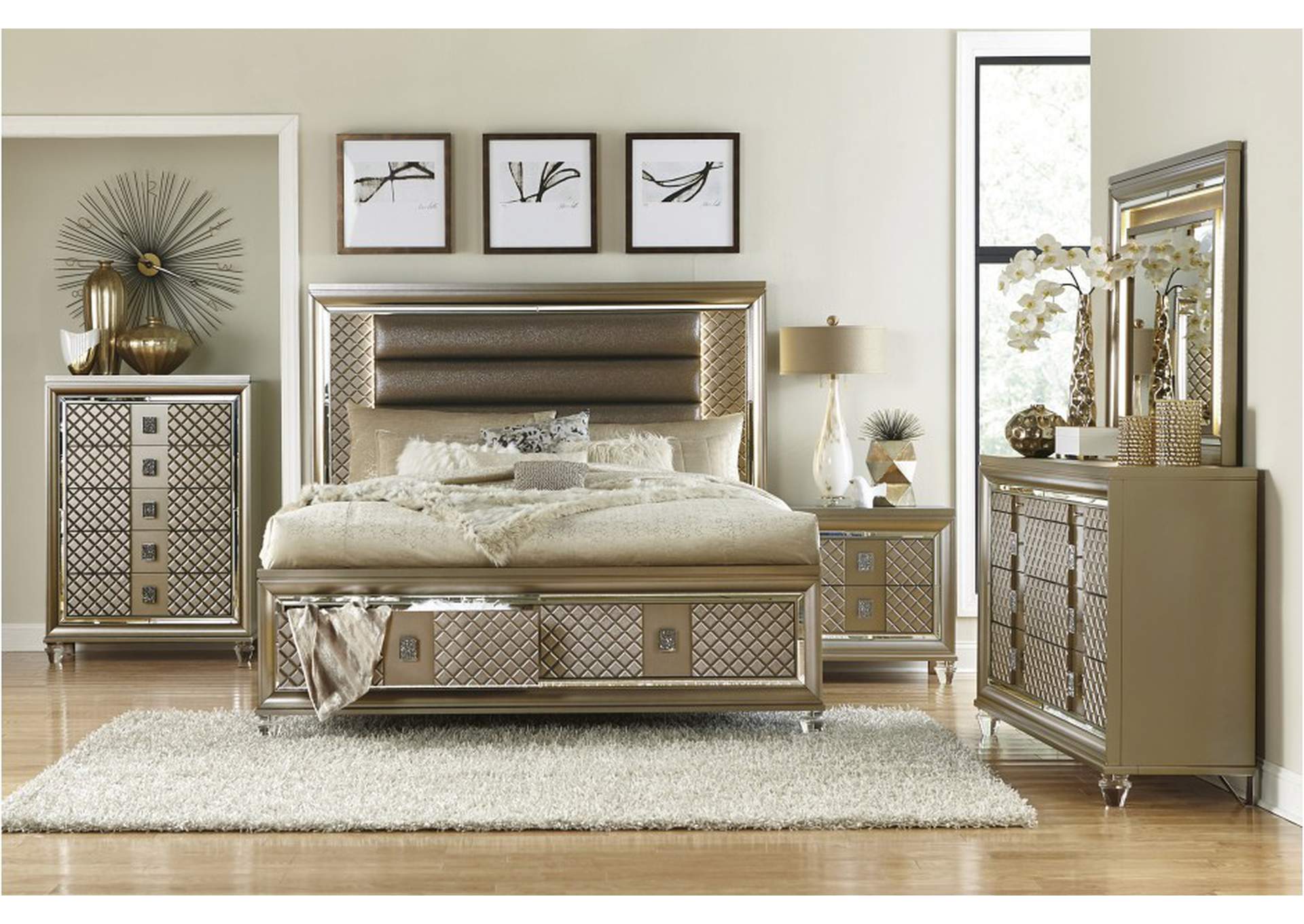 Loudon 1515 Bedroom Set,Homelegance