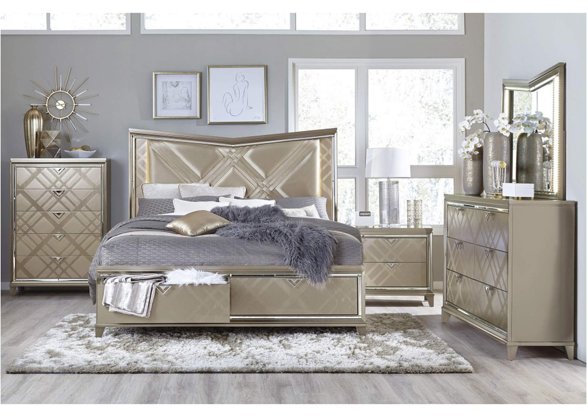 Bijou 1522 Bedroom Set,Homelegance