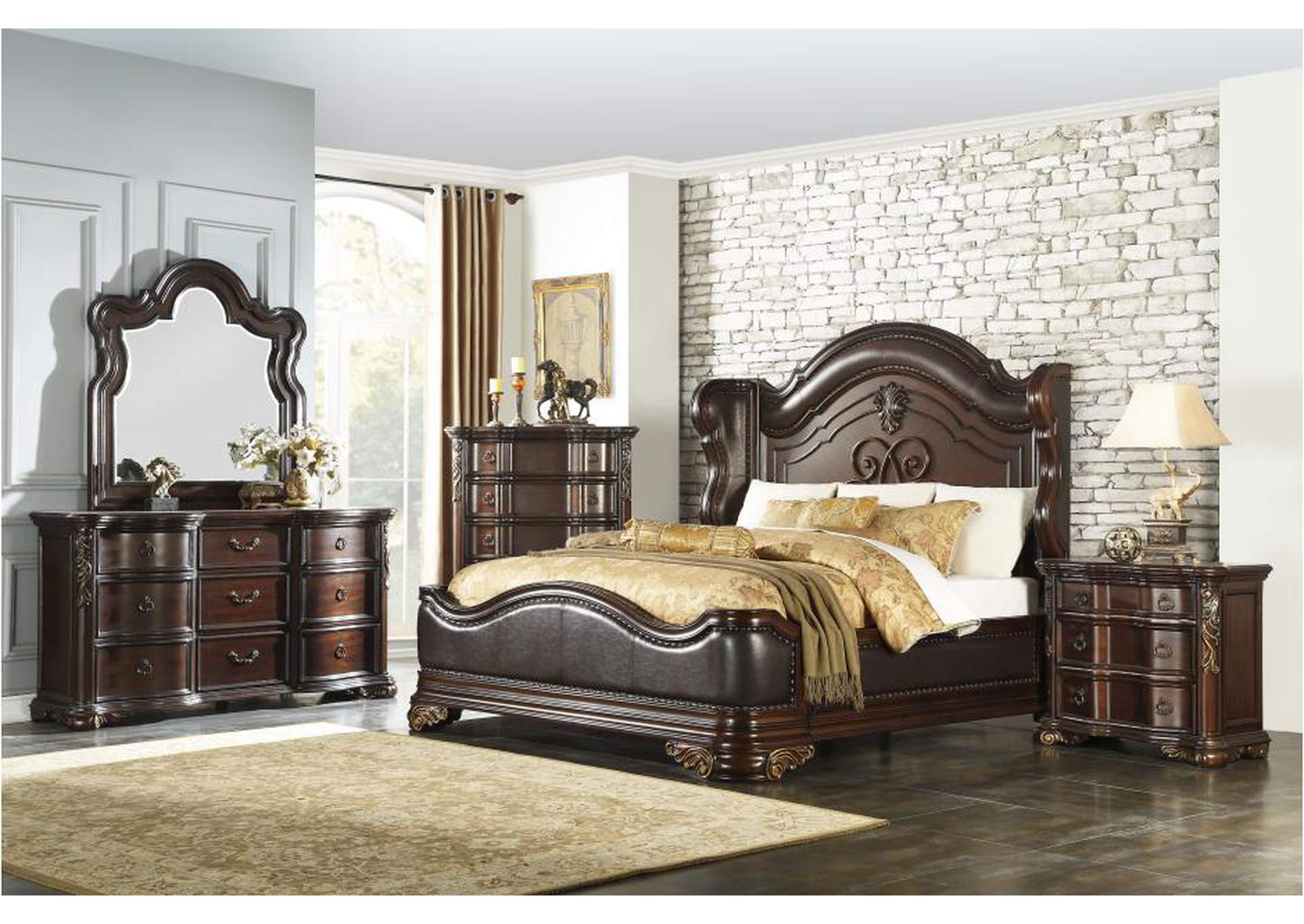 Royal Highlands 1603 Bedroom Set,Homelegance