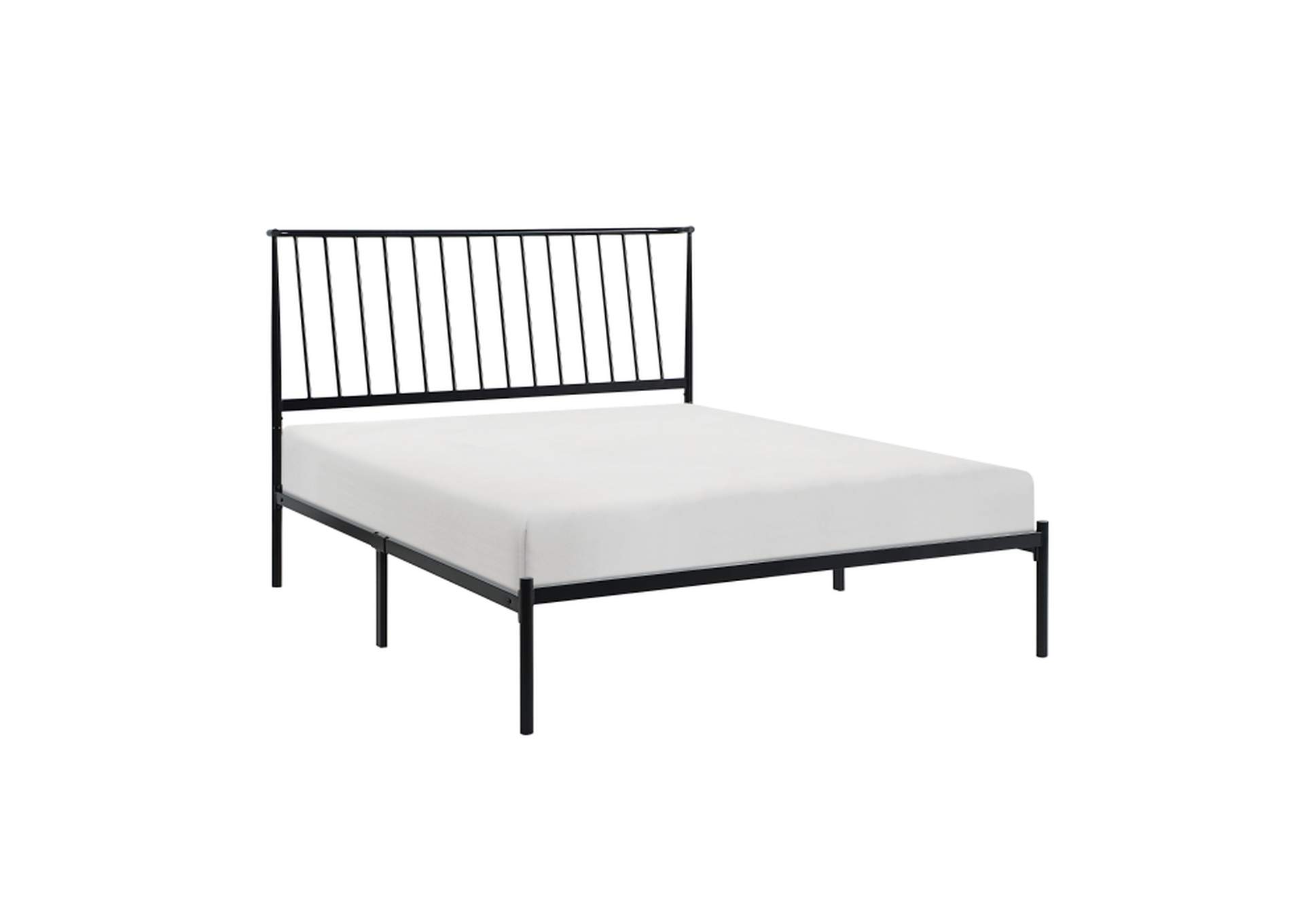 Augusta Queen Platform Bed,Homelegance