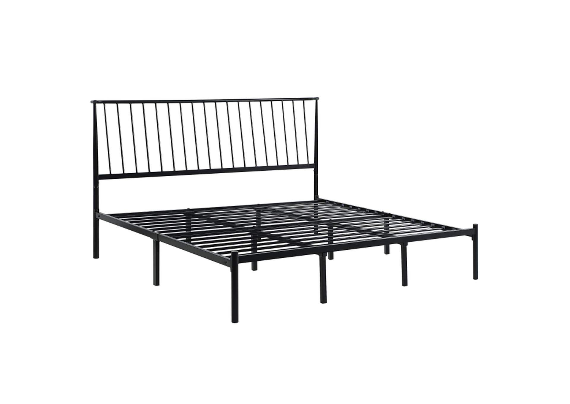 Augusta Eastern King Platform Bed,Homelegance