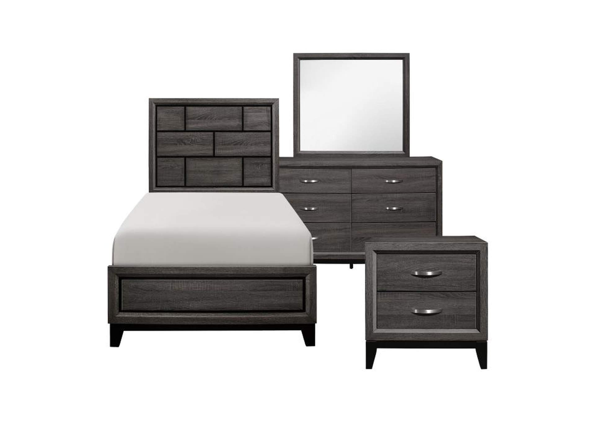 Davi 4 Piece Twin Bedroom Set,Homelegance