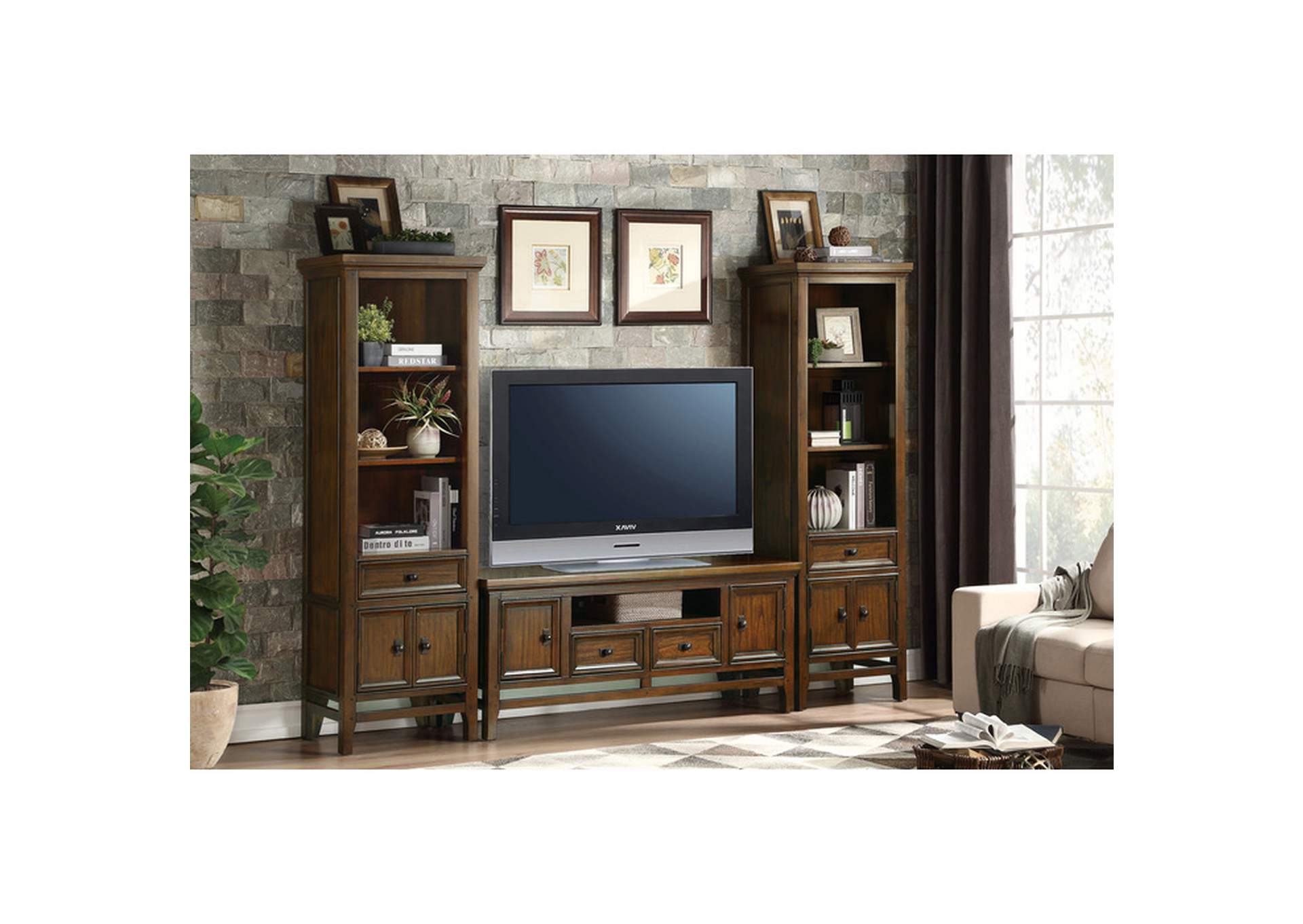 Frazier Park 16490-59 Entertainment Center,Homelegance