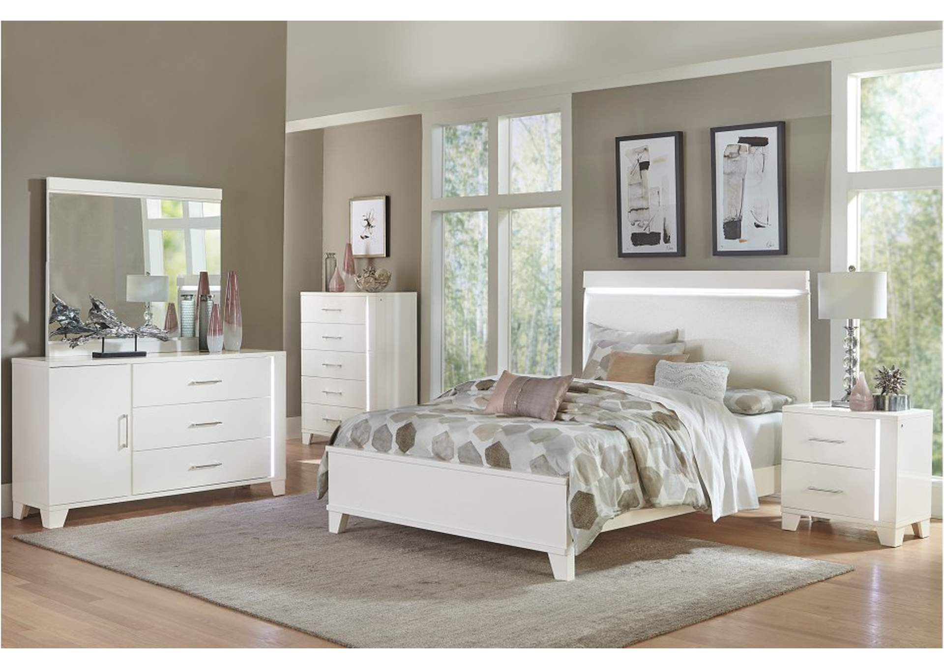Kerren 1678W Bedroom Set,Homelegance