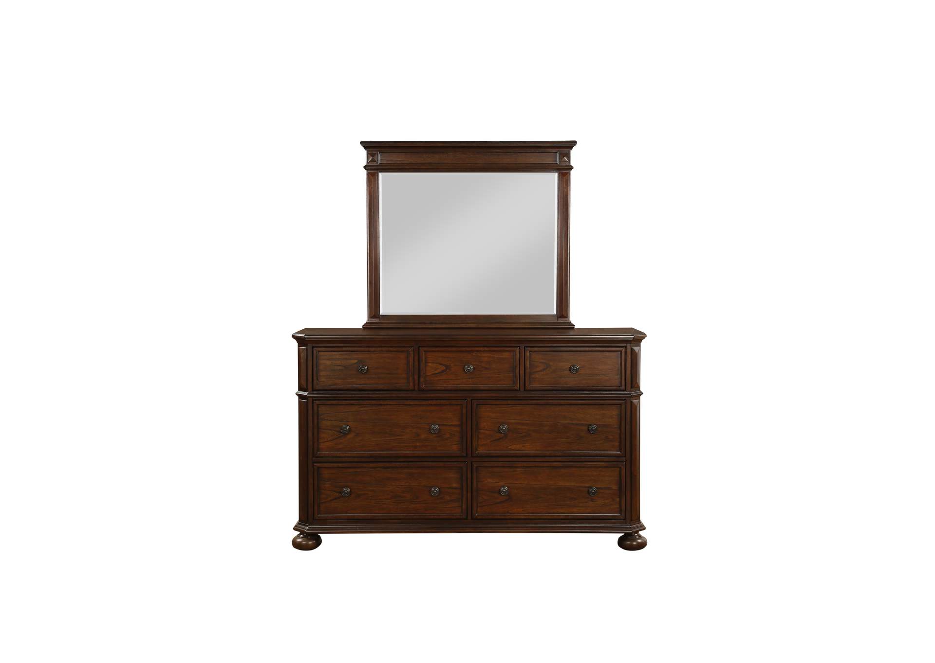 Langsat Brown Mirror,Homelegance