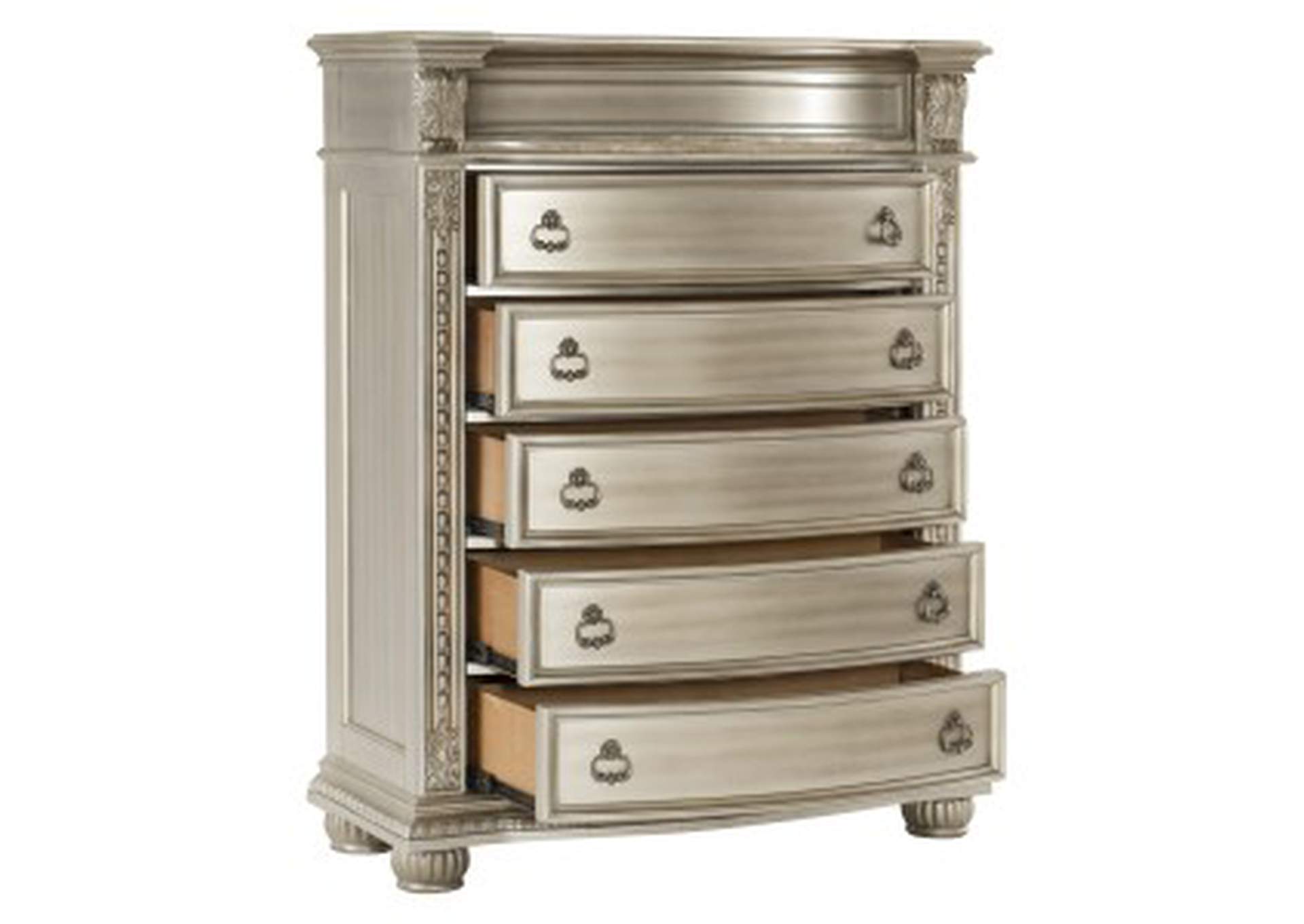 Cavalier 1757Sv Bedroom Set,Homelegance